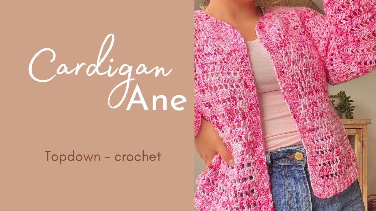 Cardigan con la técnica del Topdown - Tejido q crochet