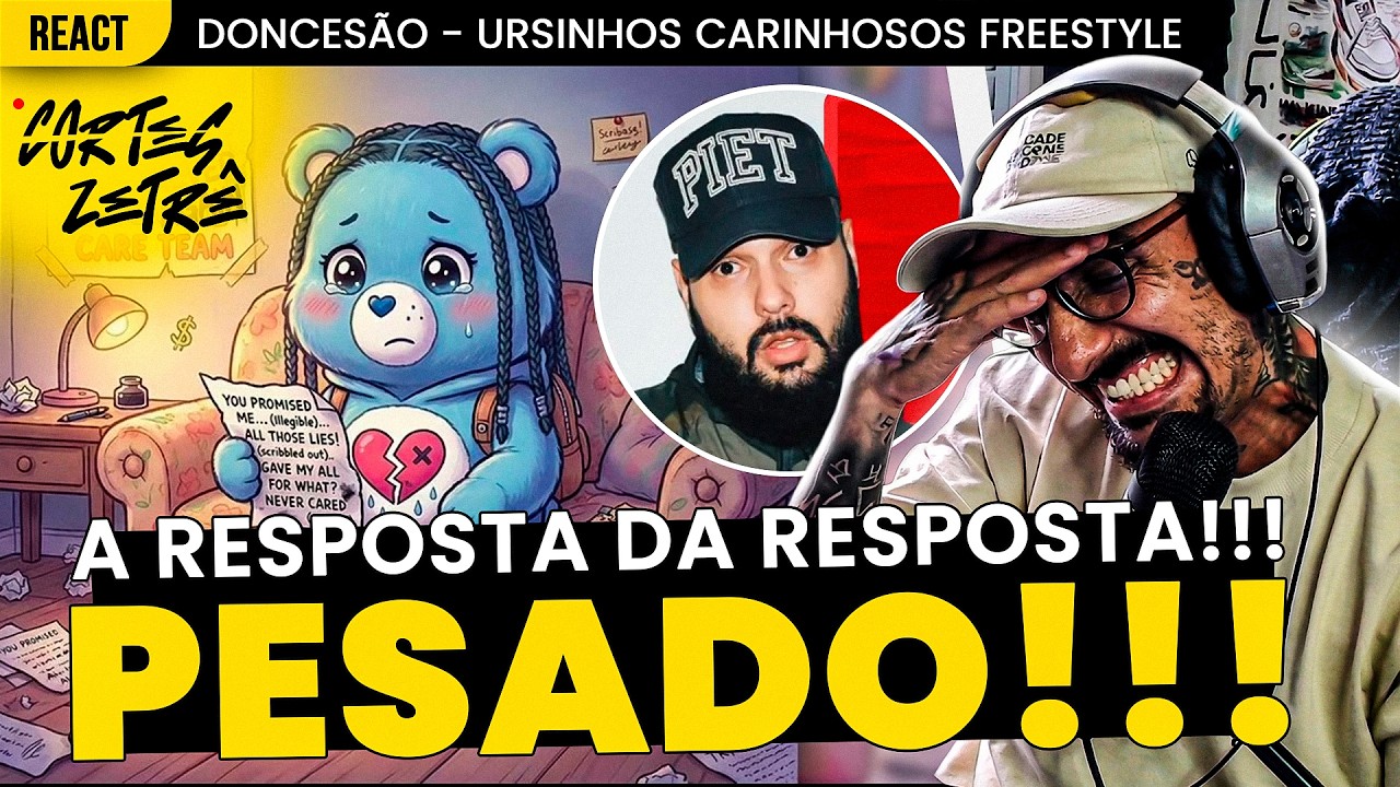 MAIS UMA RESPOSTA EM DISS!!! DON CES&Atilde;O - URSINHOS CARINHOSOS [REA&Ccedil;&Atilde;O]