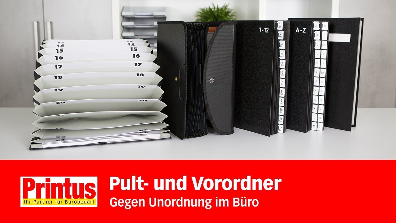Wofür nutze ich einen Vorordner oder Pultordner?