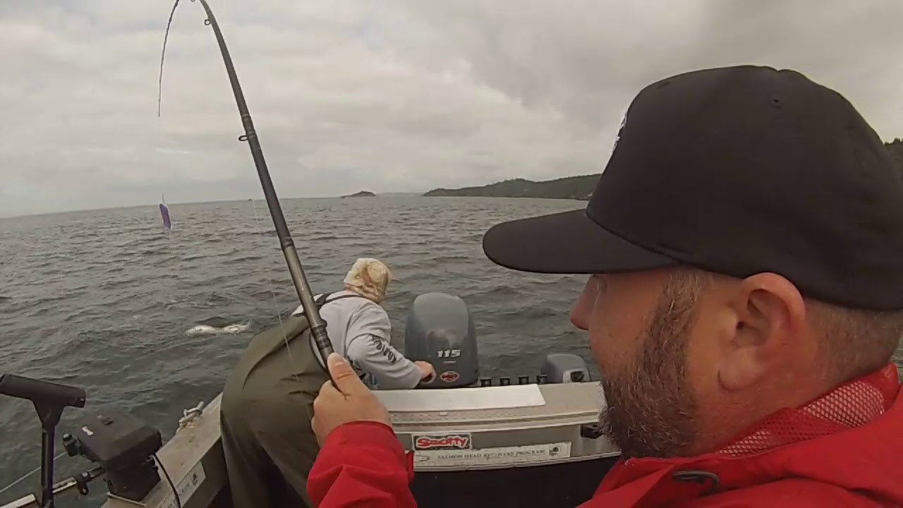 Monster Chinook Salmon. Sooke B.C  ( Strait of Juan de Fuca)