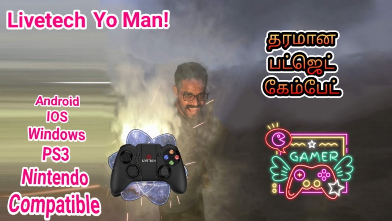 Live Tech Yo! Man | தரமான பட்ஜெட் கேம்பேட் | Budget android IOS Windows gamepad | Mobile gamepad 🎮🕹️