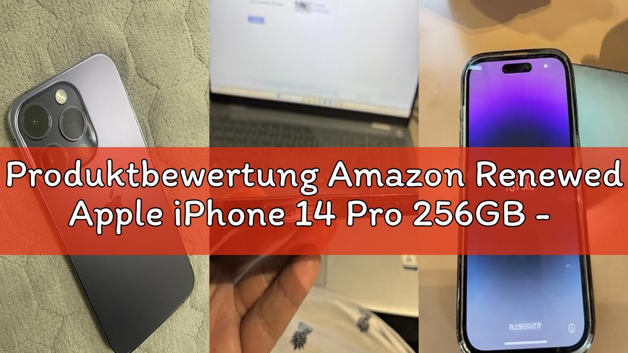 Produktbewertung Amazon Renewed Apple iPhone 14 Pro 256GB - Space Schwarz (Generalüberholt)