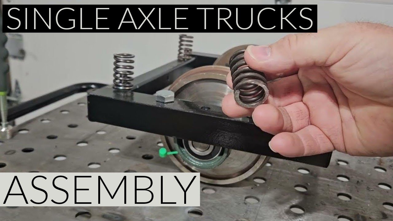Assembling 7-1/2 inch gauge locomotive trucks