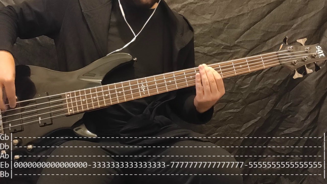 Trivium - Until The World Goes Cold Bass Cover (Tabs)