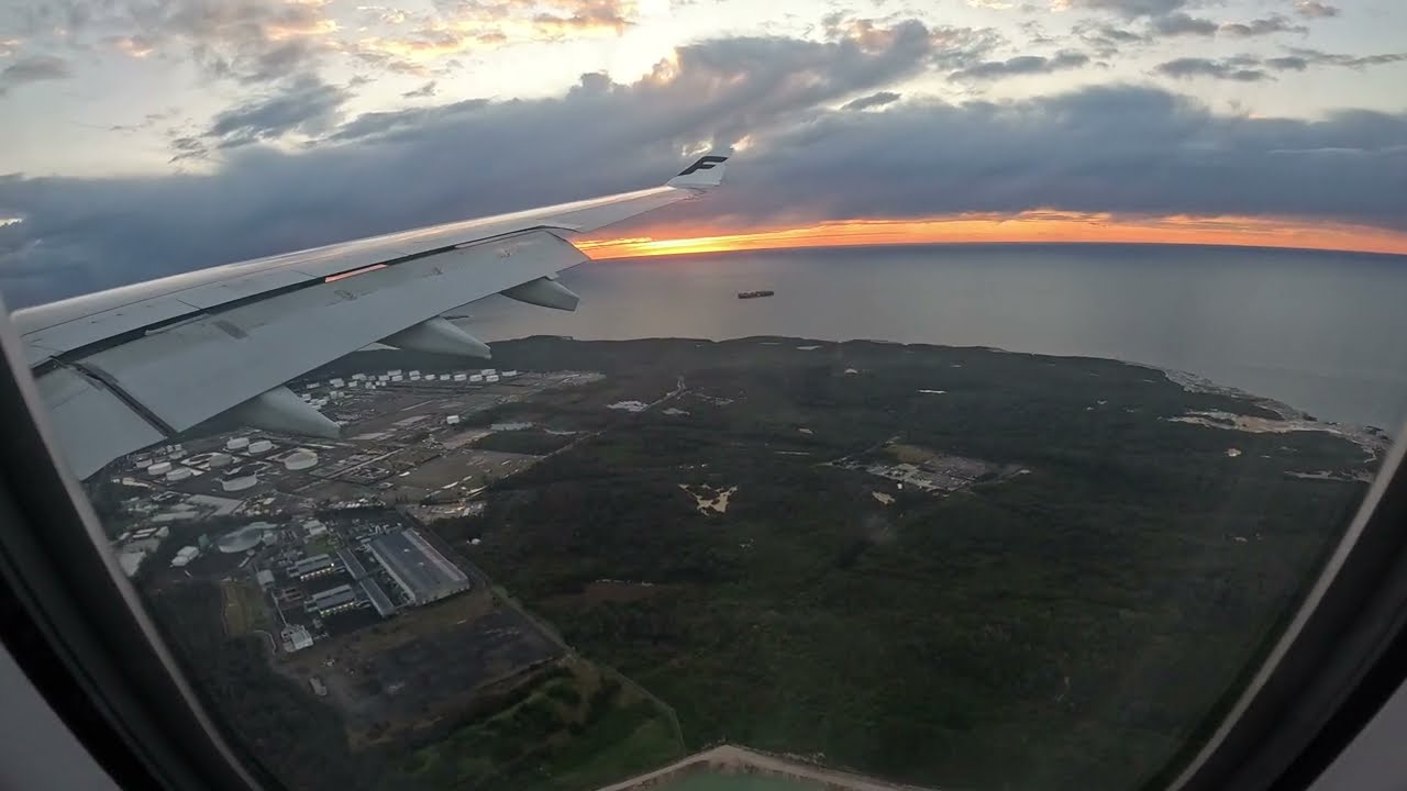 Finnair A330-300 QF292 Landing into Sydney Kingsford-Smith Rwy 34L