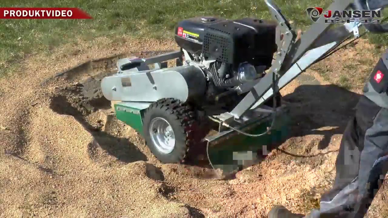 COUPE RACINES BROYEUR DE SOUCHES ESSOUCHEUSE Référence: J1055000 Jansen BSF 13 mp4  m
