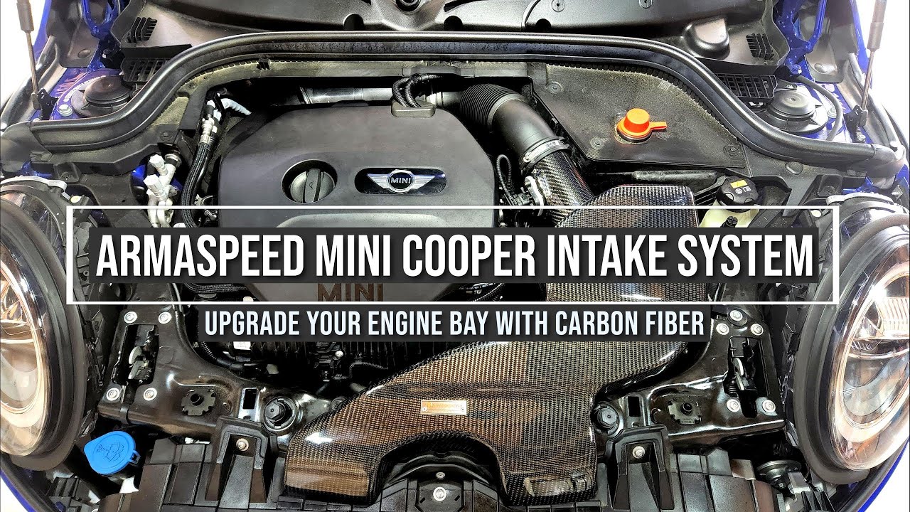 Easily install a carbon fiber intake in your Mini Cooper - Armaspeed CF intake DIY