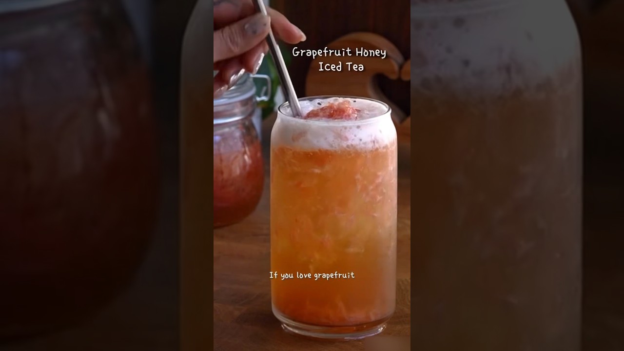 Холодный чай с грейпфрутом и медом | Рецепт, как в Starbucks Asia #рецепт #шорты