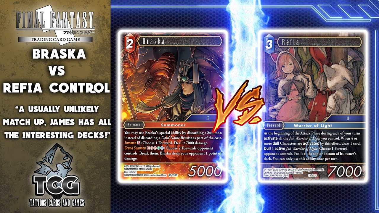 FFTCG: Braska VS Refia Control | Opus 24 | Final Fantasy TCG
