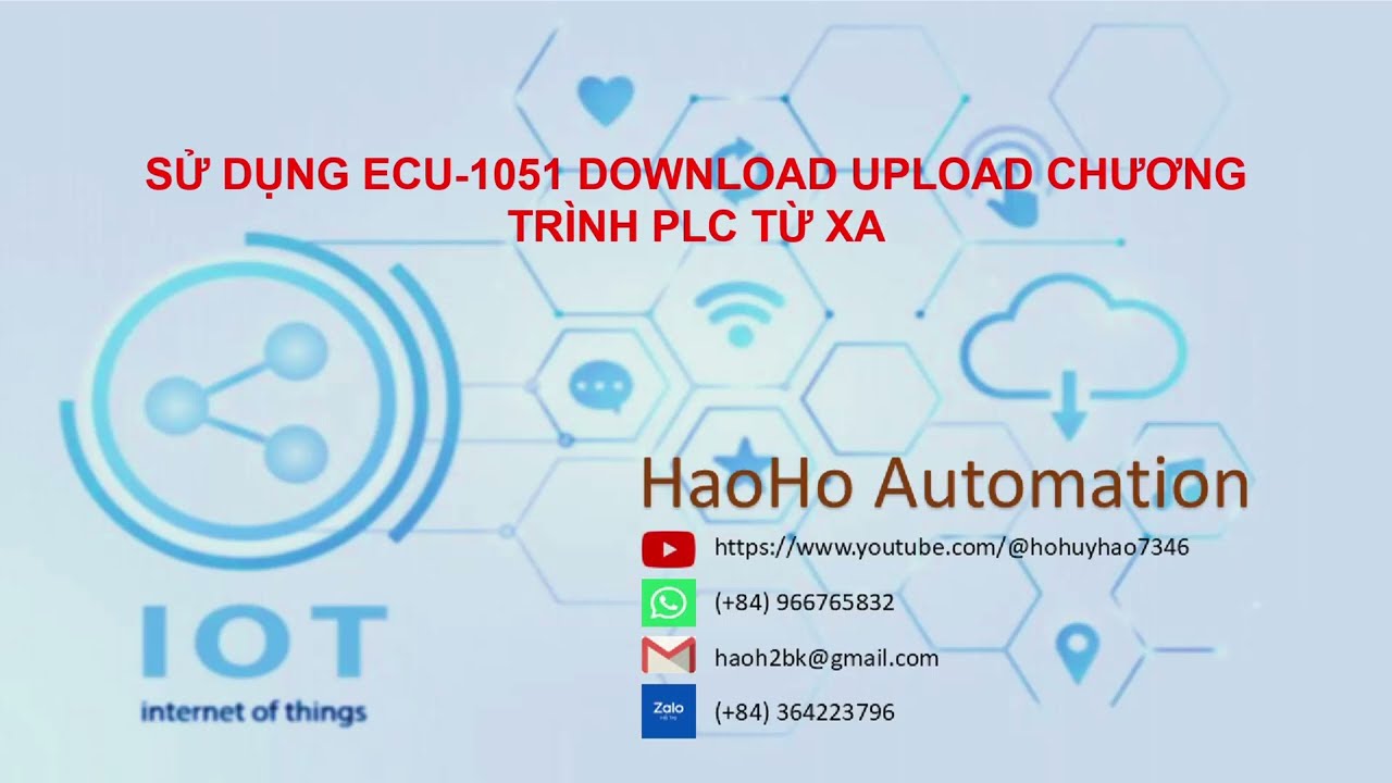 Remote Online, Download, Upload PLC từ xa với ECU-1051 và Edgelink