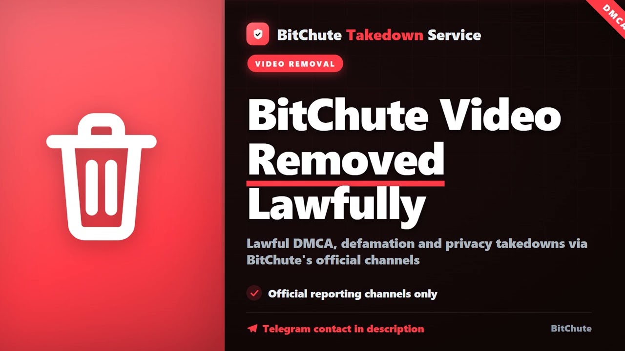 How to Report BitChute Video & Get It Removed [DMCA]