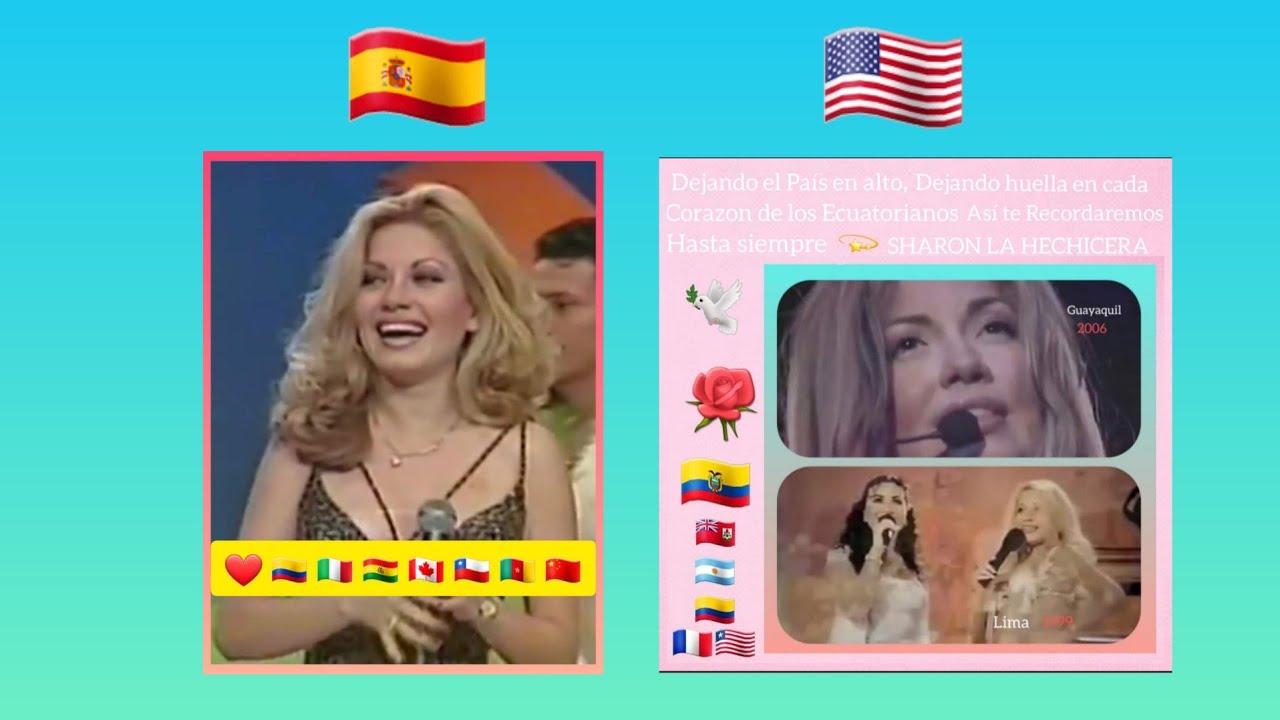 Sharon la Hechicera programas internacionales- conciertos a la comunidad Latina alrededor del mundo