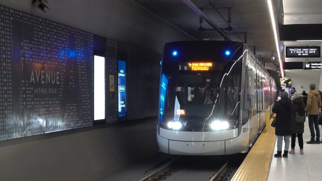 NEW! Eglinton￼ Cross town TTC LRT ride! Avenue road-Mount Dennis!