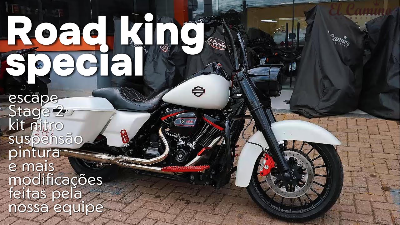 Road King Special Stage 2 + kit nitro + customozação