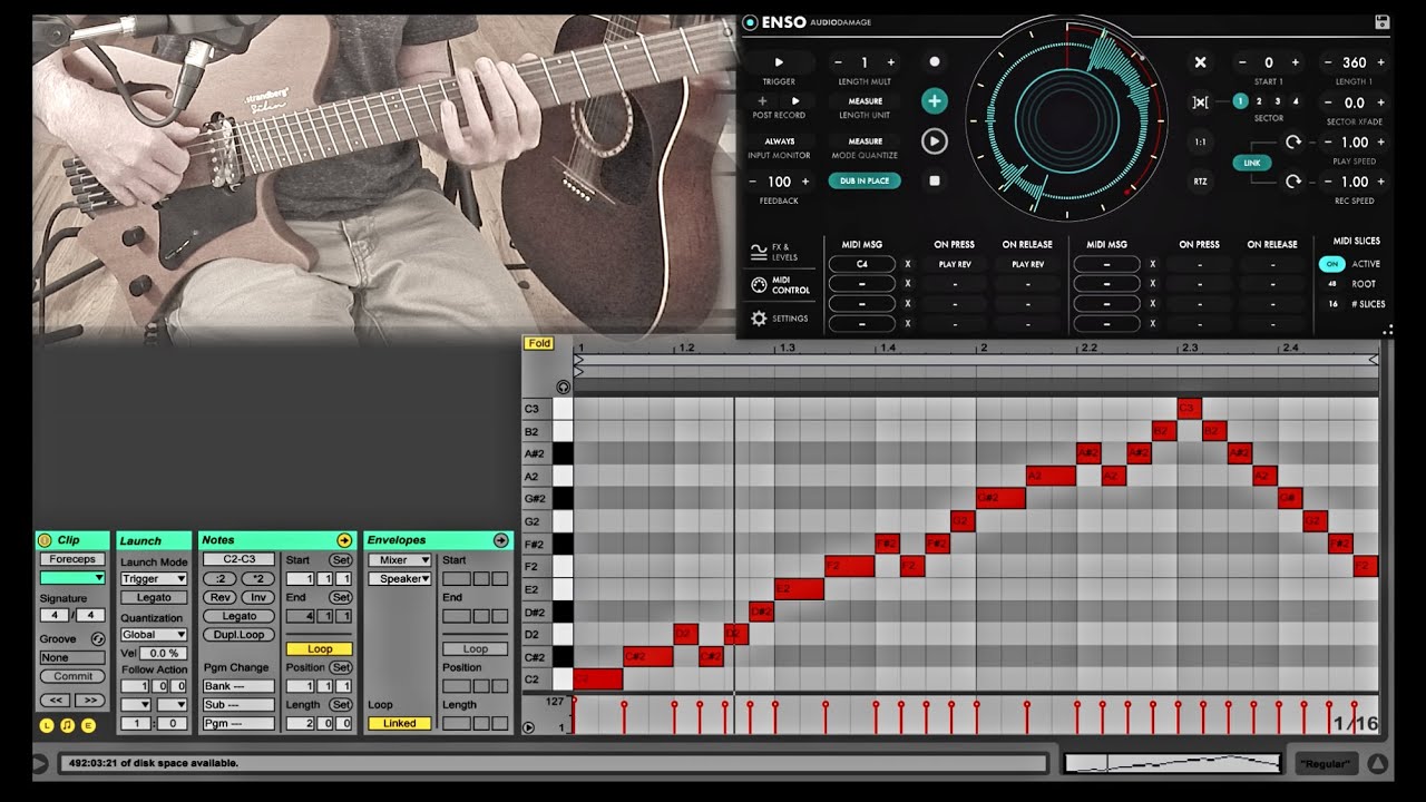 Live Looping MIDI Slicing with Enso 1.2.4