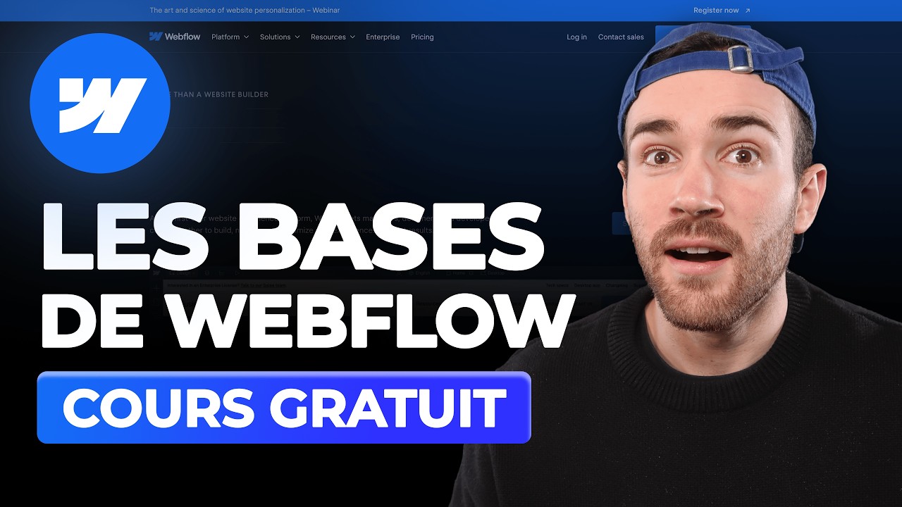 Les bases de Webflow : Bien commencer sur l'outil  ! - Cours gratuit d&eacute;butant en fran&ccedil;ais