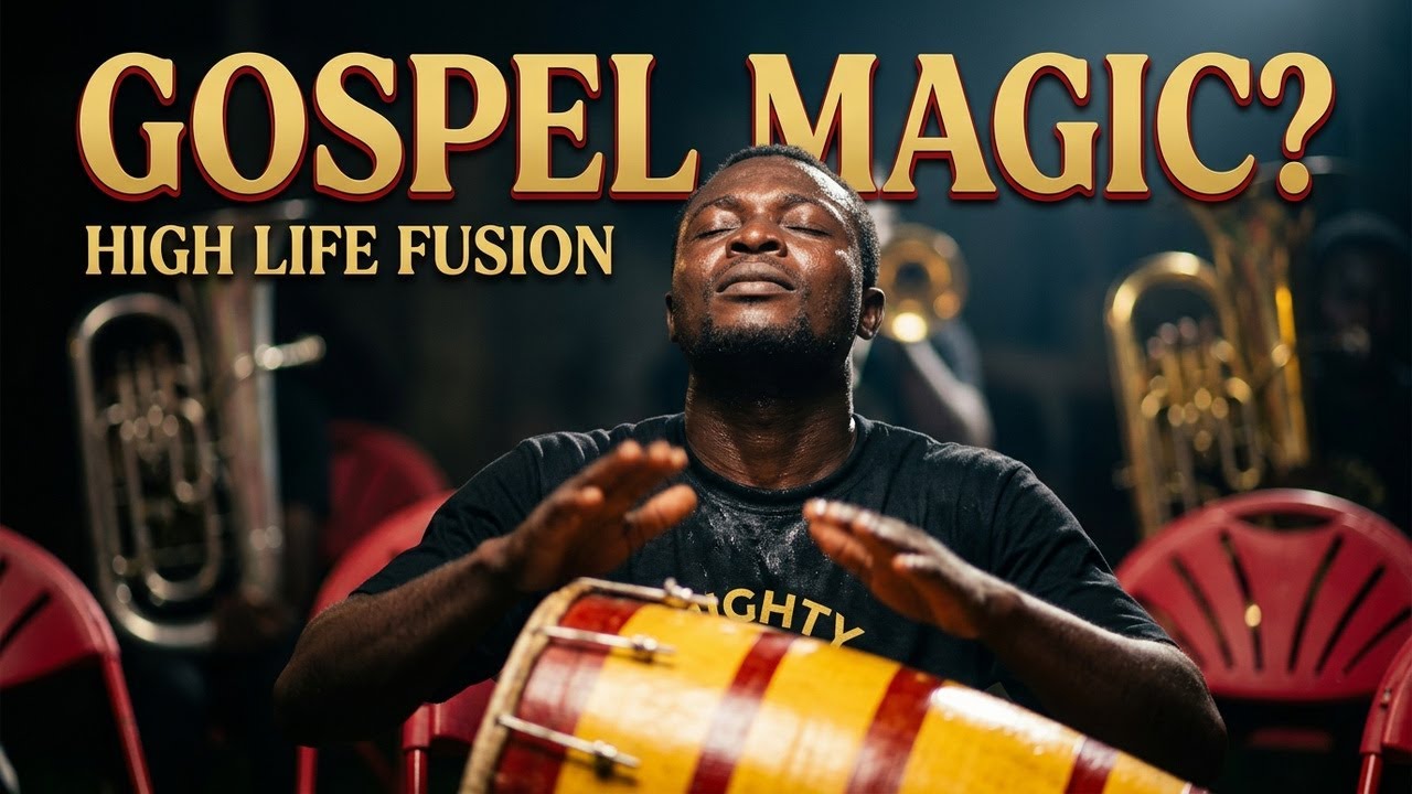 Grab your headset and let's enjoy the highlife by the Regimental BRASS BAND In Ghana 