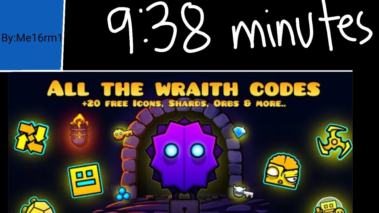 All the Wraith Codes. 9:38 minutes! +20 icons, Shards, orbs & more... 
