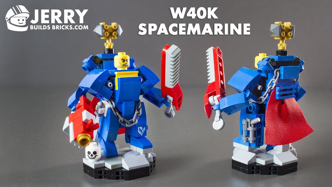 LEGO W40K Space Marine instructions (MOC #53)
