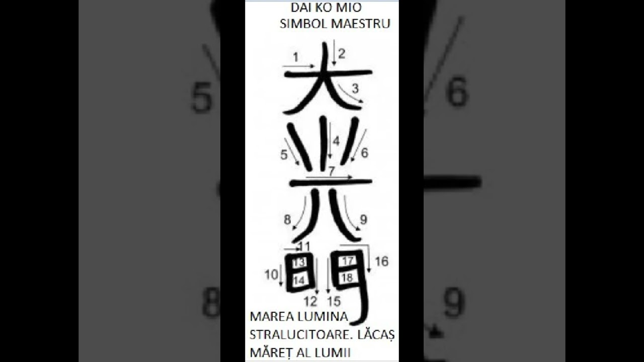 LA CE FOLOSEȘTE SIMBOLUL REIKI DAI KO MIO?