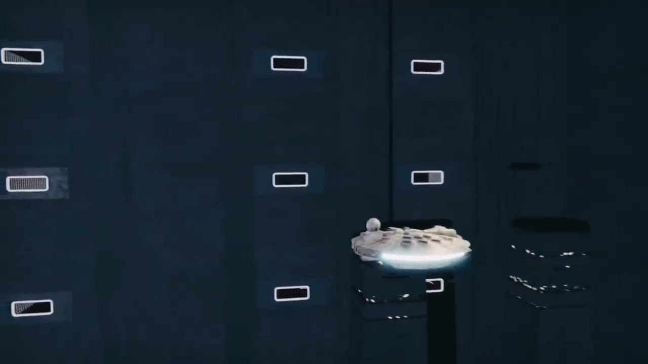 Millennium Falcon is captured by the Death Star