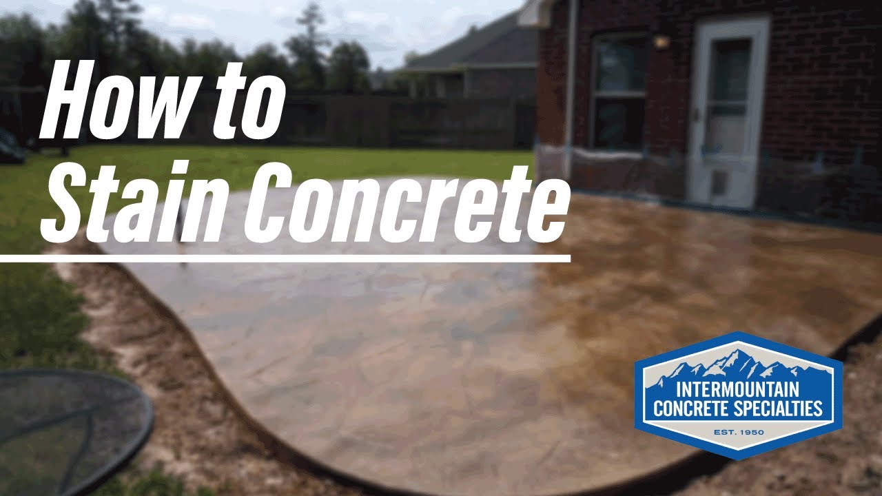 🎨 How to Stain Concrete Like a Pro | Step-by-Step Concrete Staining Tutorial