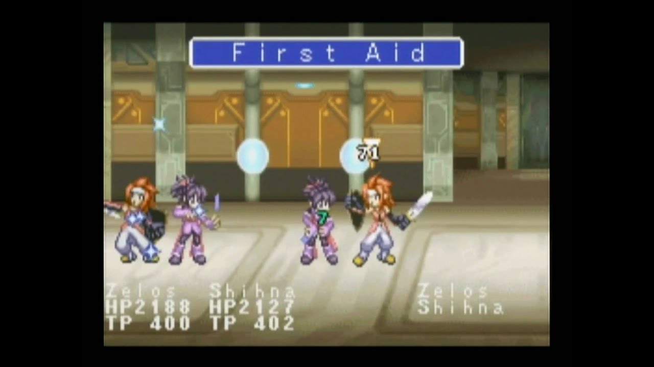 Tales of the World: Narikiri Dungeon 3: Boss 12: Zelos and Sheena (No Items- No Death)