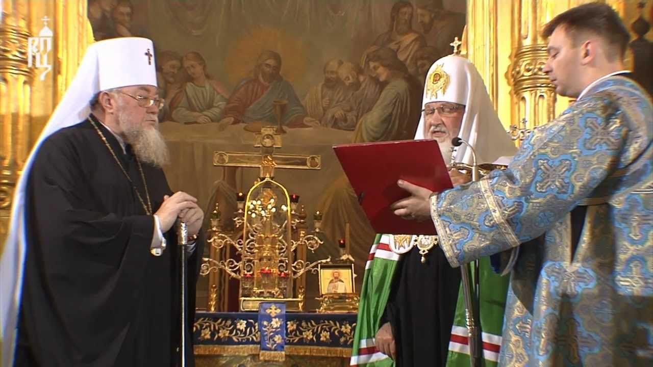 Патриарх совершил молебен в каф. соборе Варшавы