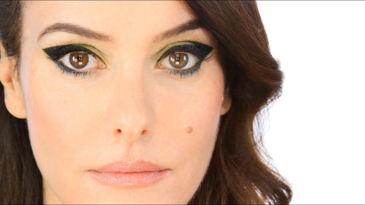 Anything Goes Liquid Eye Liner - Dark Olive Green Makeup Tutorial