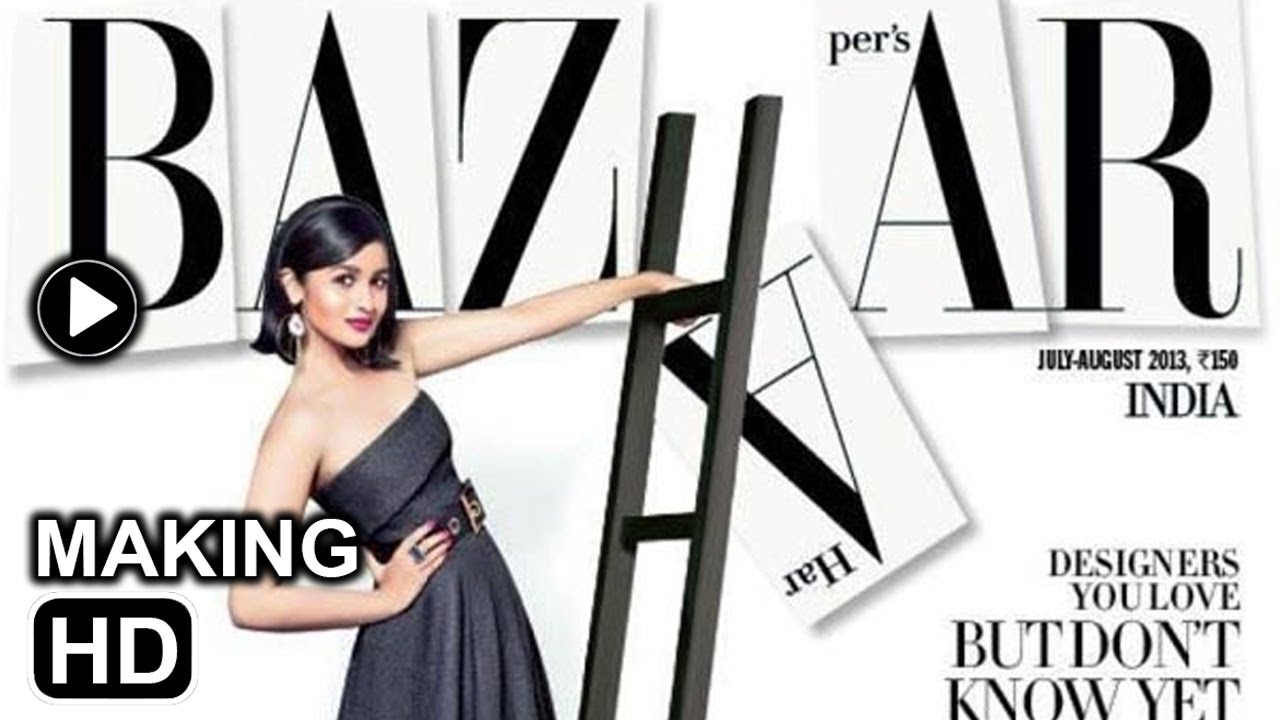 Alia Bhatt Harper Bazaar Cover Photoshoot Making