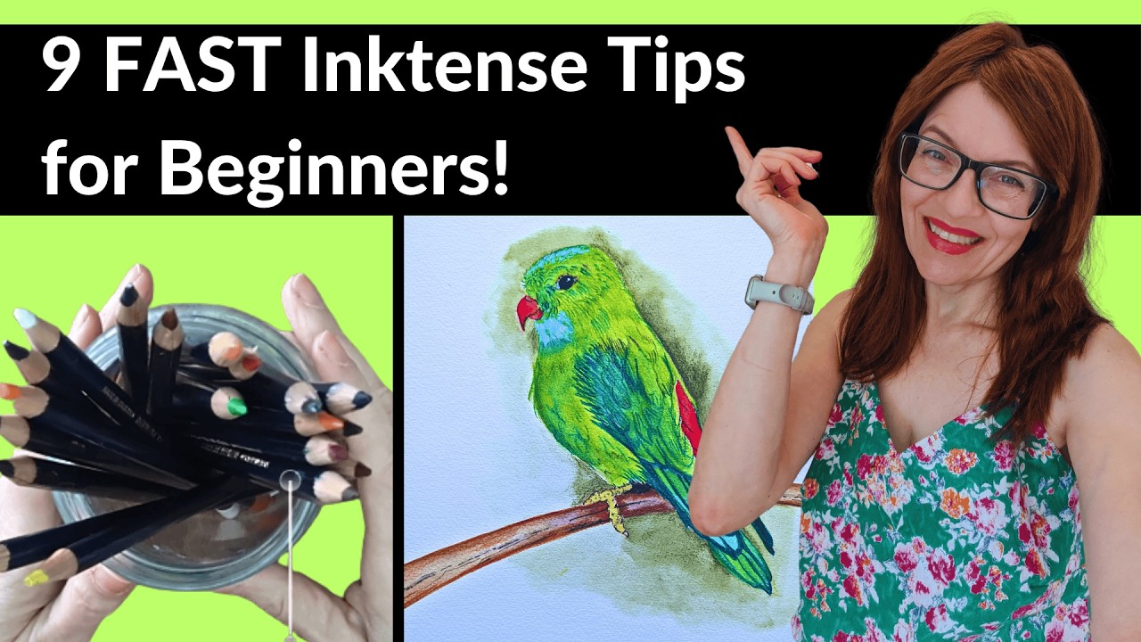 9 FAST Inktense Pencils Tips! (Beginners Tutorial)