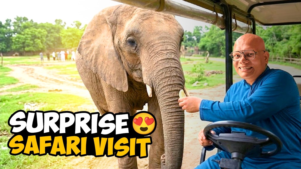 Surprise Lahore Safari Zoo Tour 🦁✨ | Unexpected Experience 😱 | BT Farm Stories
