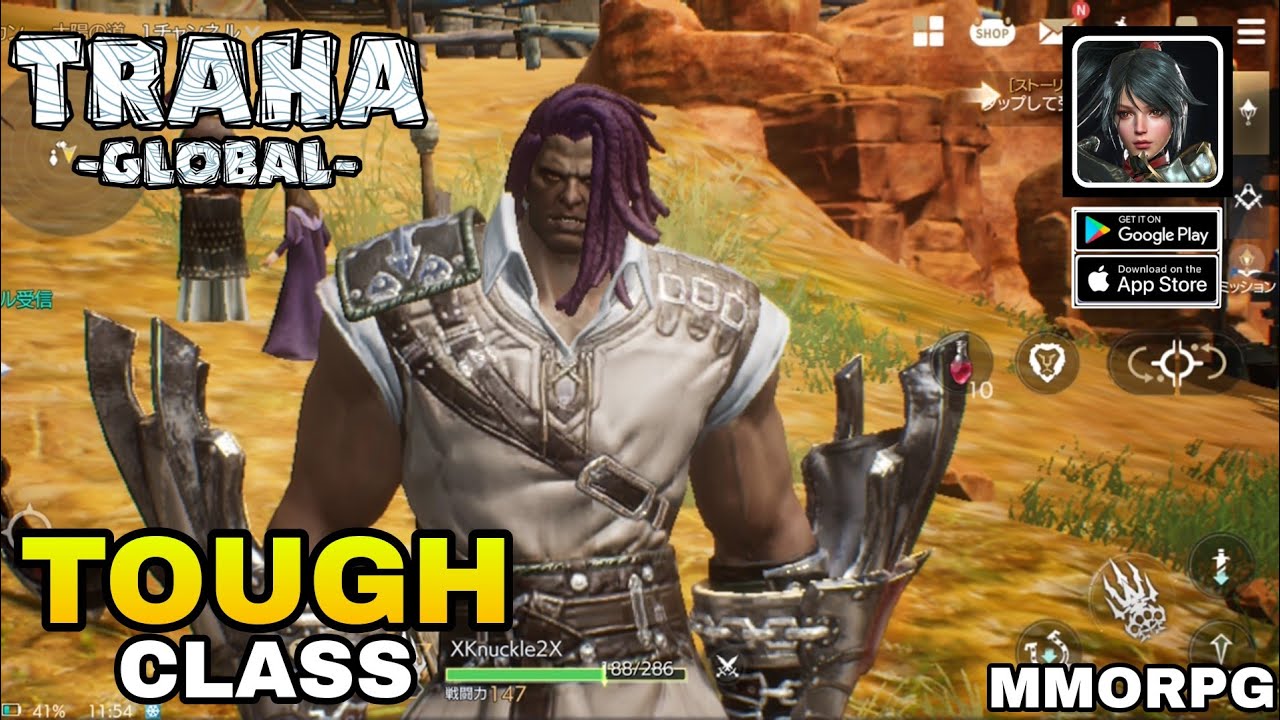Traha Global Gameplay Class Knuckles Global Released Best MMORPG For Android/ios/steam Pre-download