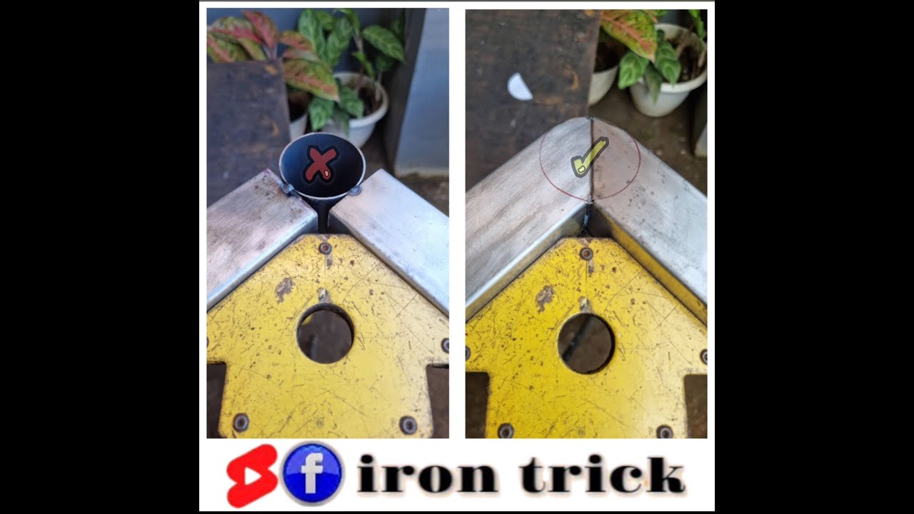 a technique that not many people know the trick of #cutting #weld #fabrication