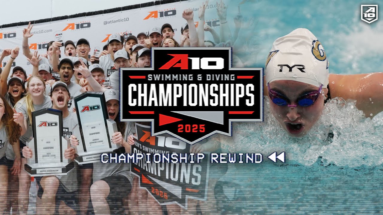 2025 Atlantic 10 Swimming and Diving Championship Rewind