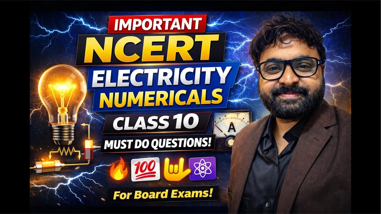 Class 10 Science Electricity Numericals 🔥 | NCERT Most Important Questions | Board Exam 2026