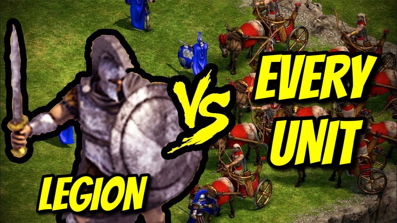 LEGION vs EVERY UNIT | Age of Empires: Definitive Edition