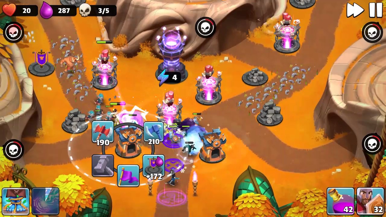 Castle Creeps TD - Chapter 15 Level 58-Rain of Spears 3 Stars
