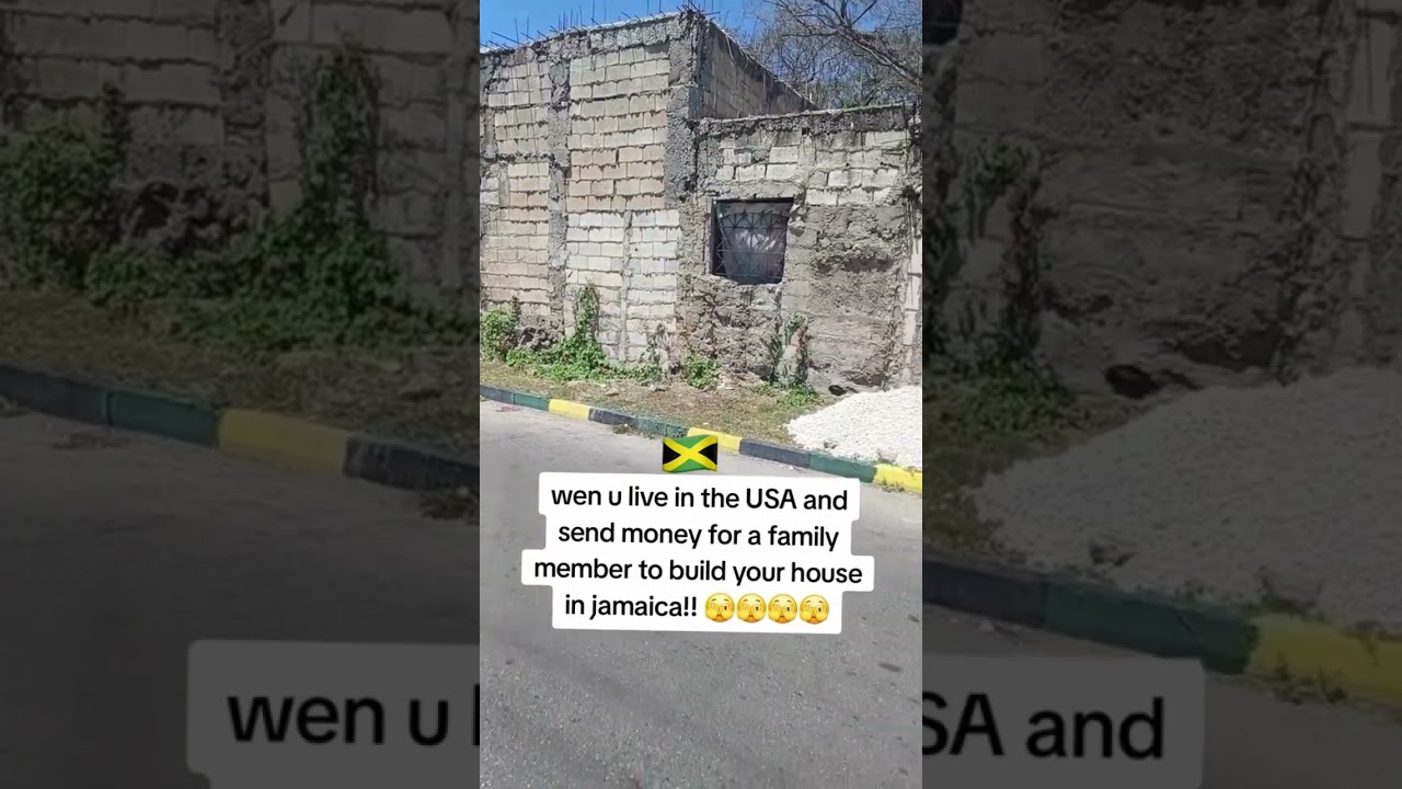 This cant be real Building houses in Jamaica 🇯🇲