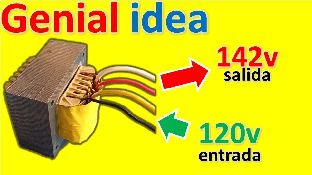 como hacer estabilizador  de voltaje casero 120VAC -142VAC 900 watts usando un transformador de ups
