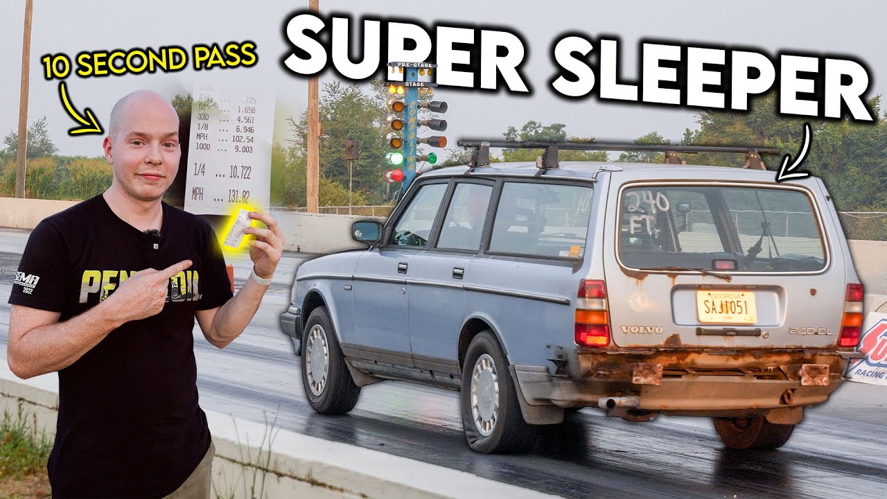 Running My First 10 SECOND PASS In The SLEEPER VOLVO!