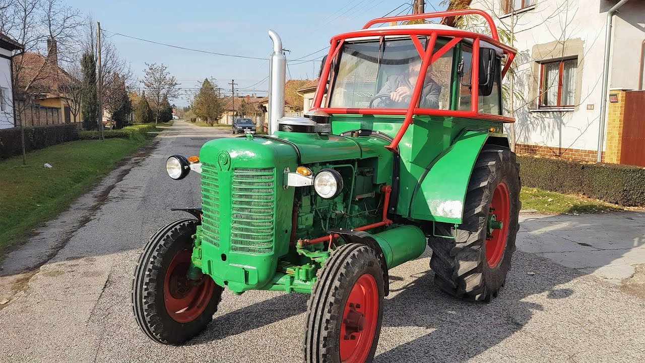Restored Super 50 Zetor tractor 2017 (4k video)