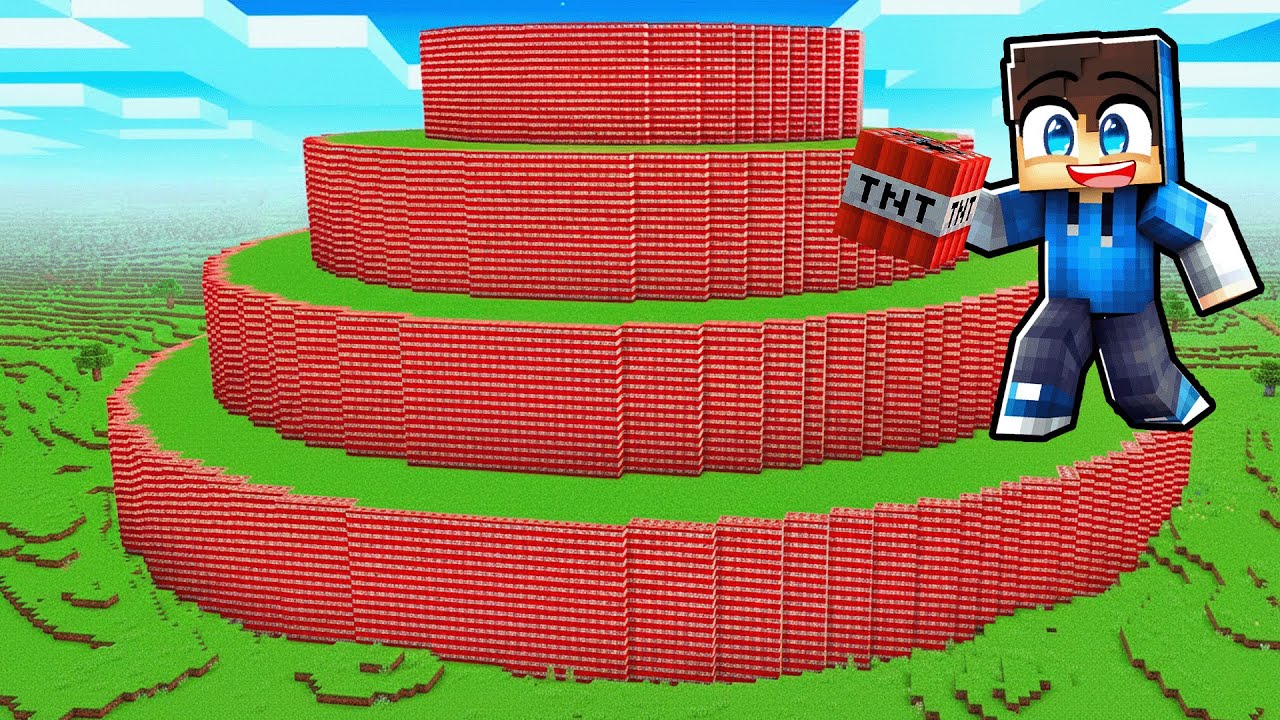 Odpaluju Všechny EXTRÉMNÍ Minecraft TNT v Jednom Videu!