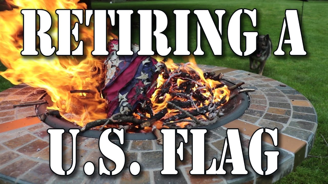 Retiring a U.S. Flag under 4 U.S.C. § 8(k) by Respectfully Burning