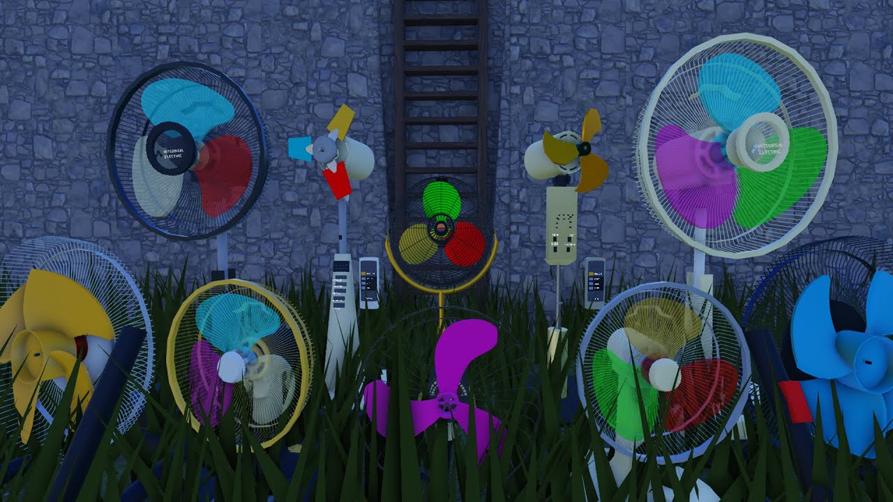 Хаос шатающегося вентилятора Roblox Внутри замка