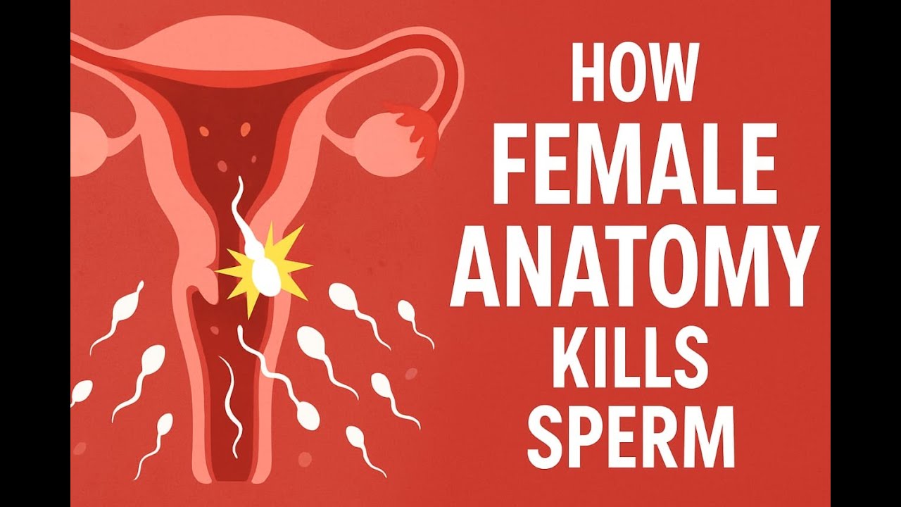 How Female Anatomy Kills Sperm Medical Archives #FemaleAnatomy #ReproductiveSystem #SpermJourney