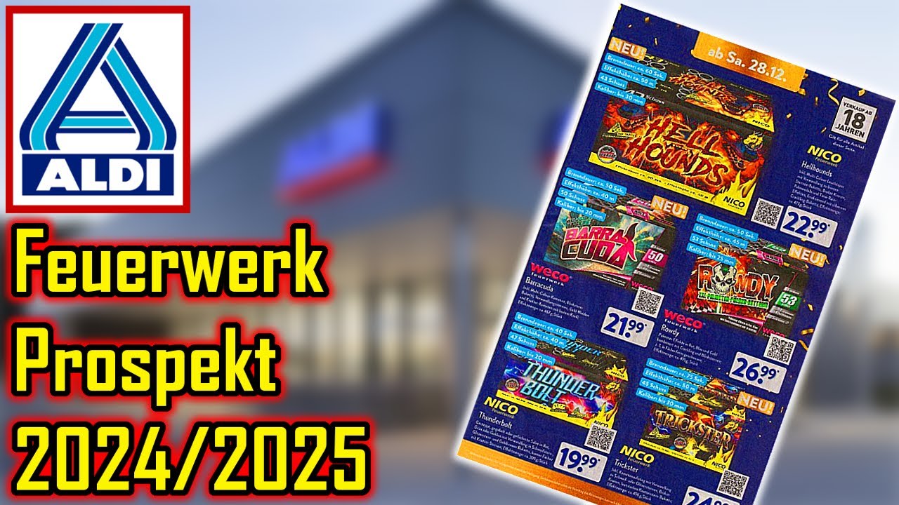 Aldi Nord Feuerwerk Prospekt 2024/2025