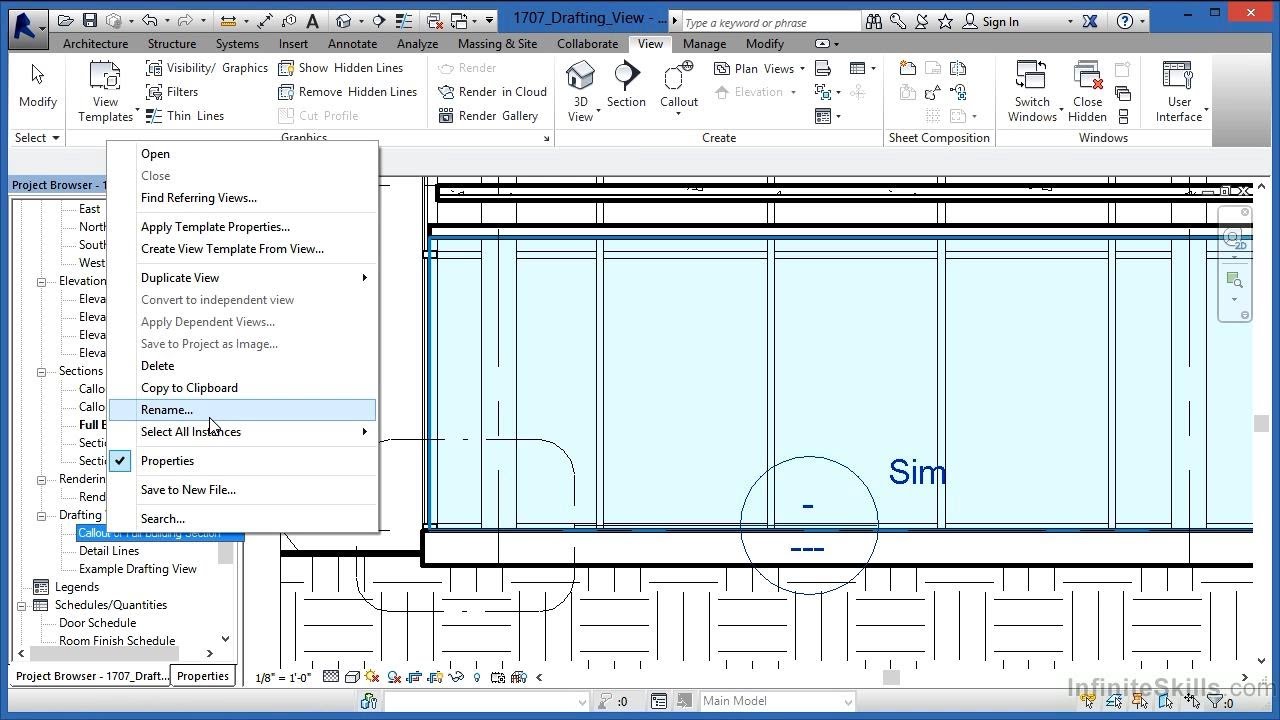 Revit Architecture: Works with Detailing_Sections and Callouts_Detail Component.