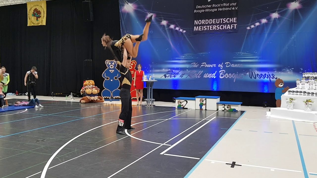 Mina und Stefan Norddeutscher Vizemeister Rock'n'Roll Junioren NDM Iserlohn 2019
