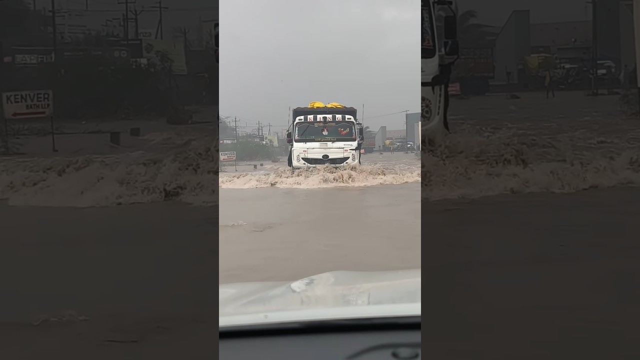 Beast Mode ON! Tata Truck vs Flood Water 💪🌊